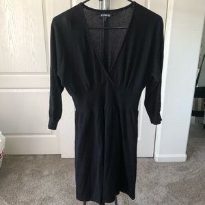 Express black sweater dress
